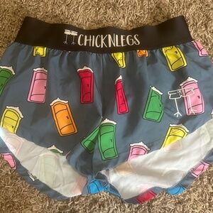 Chicknlegs Women's Porta Potty Running Shorts